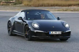 Porsche 911 Targa 2015 - Foto spia 27-11-2014