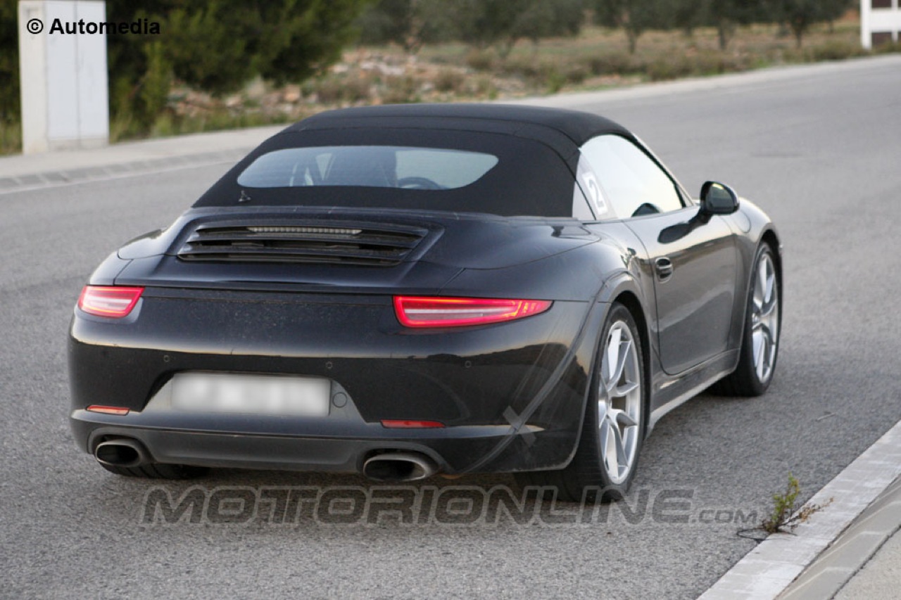 Porsche 911 Targa - Foto spia 6-12-12