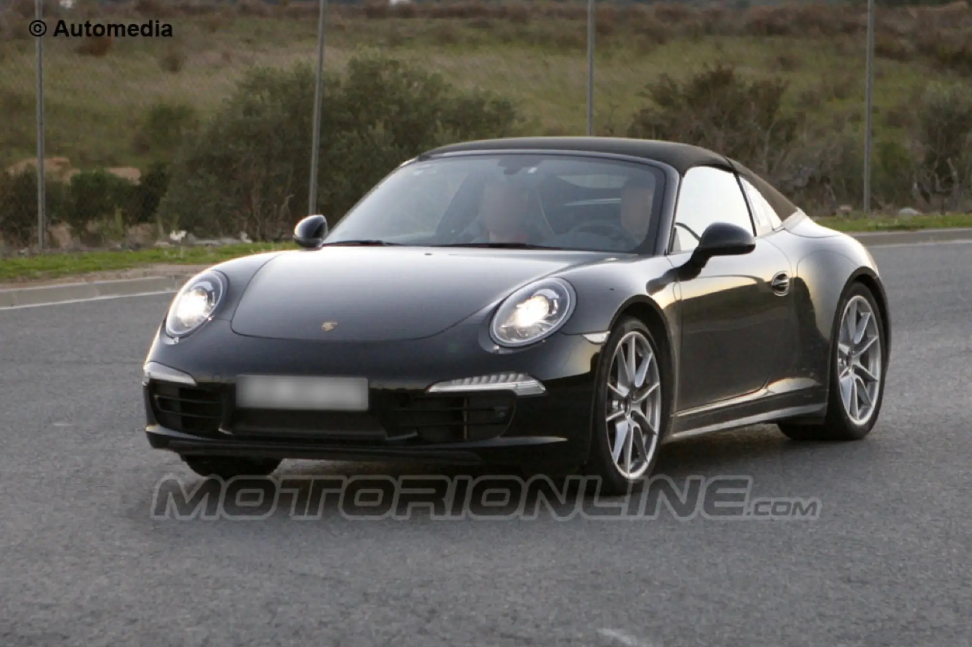 Porsche 911 Targa - Foto spia 6-12-12 - 1