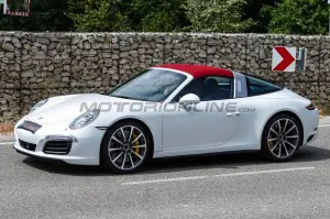 Porsche 911 Targa MY 2015 - Foto spia 04-08-2015