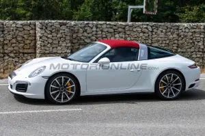 Porsche 911 Targa MY 2015 - Foto spia 04-08-2015