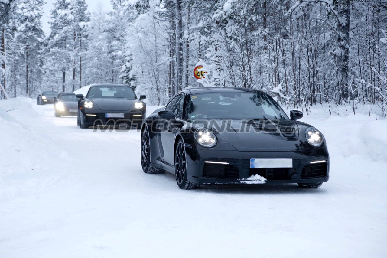 Porsche 911 Turbo 2019 - Foto spia 01-02-2018