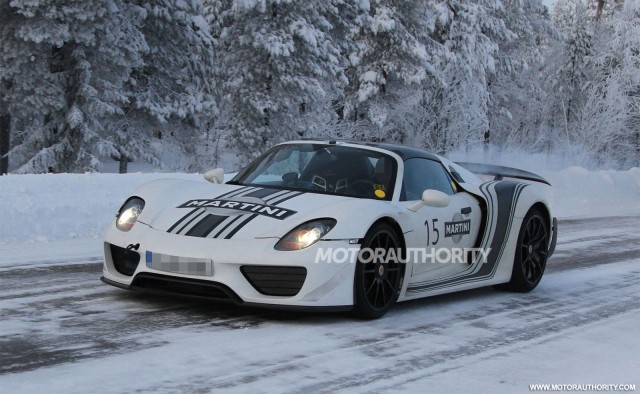 Porsche 918 Spyder 2014 - foto spia