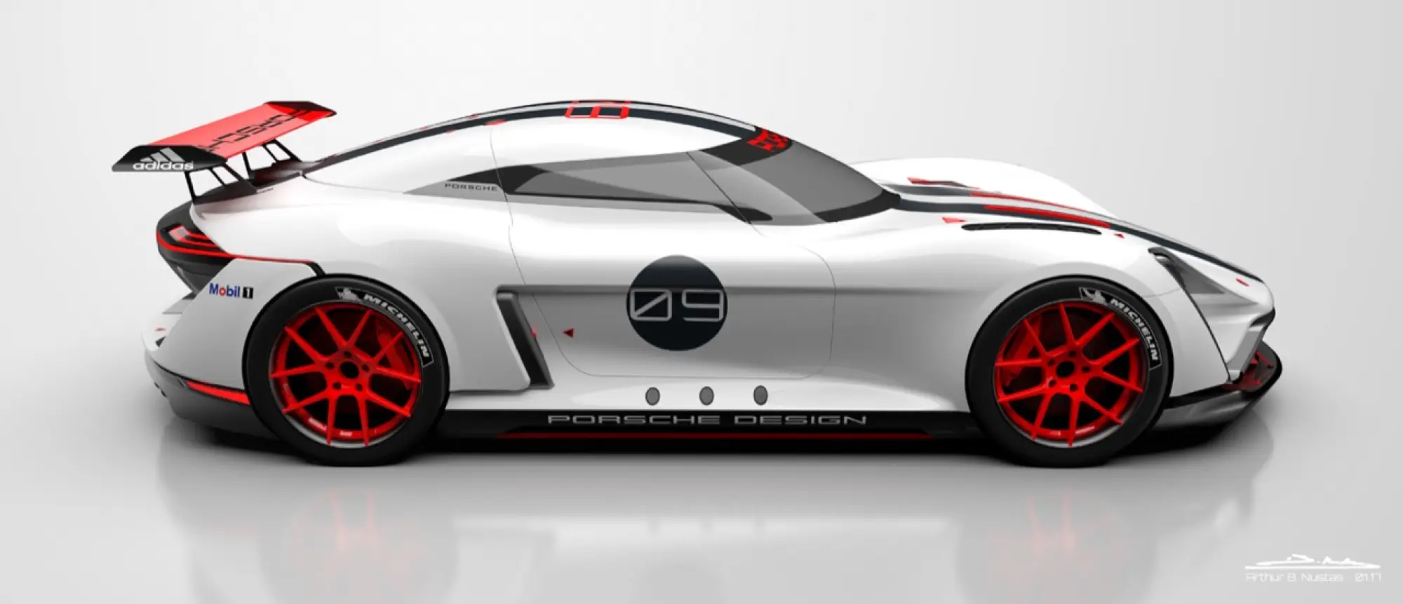Porsche 939 RS - rendering by Arthur B. Nustas - 22