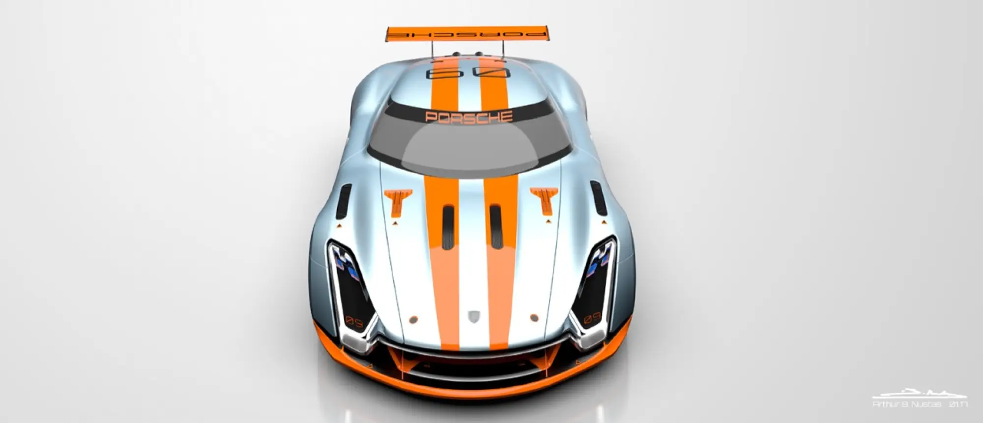 Porsche 939 RS - rendering by Arthur B. Nustas - 41
