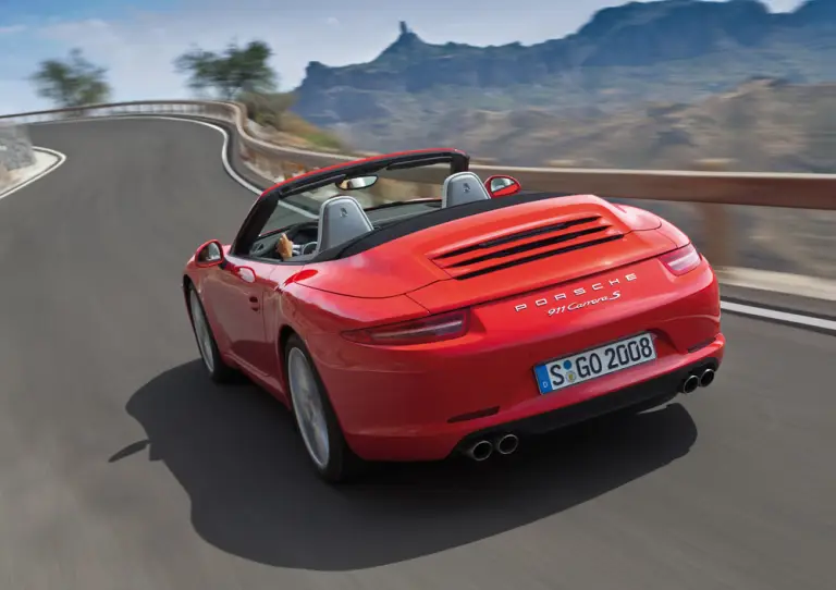 Porsche 991 Carrera Cabriolet, foto ufficiali - 4