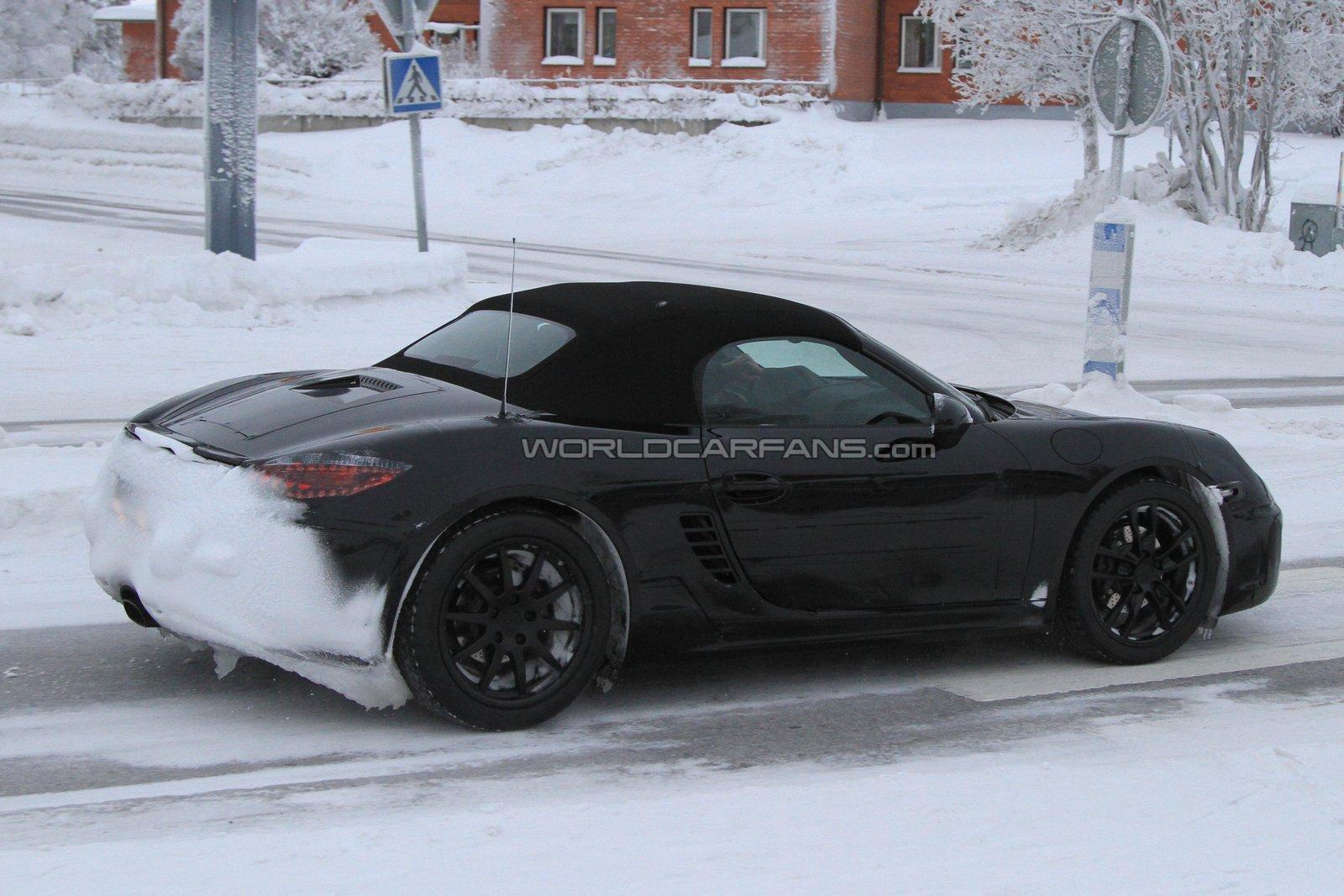 Porsche Boxster 2012 spy