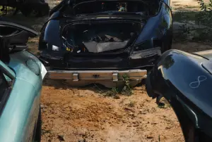 Porsche Boxster - Discarica in Texas