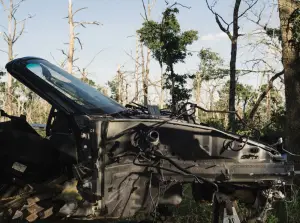 Porsche Boxster - Discarica in Texas