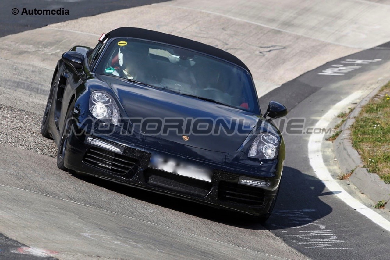 Porsche Boxster Facelift MY 2016 - Foto spia 26-05-2015