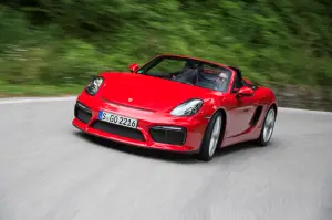 Porsche Boxster Spyder primo contatto 2015