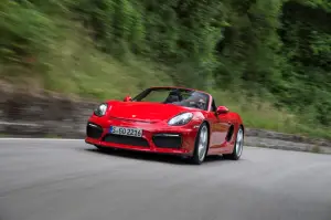 Porsche Boxster Spyder primo contatto 2015