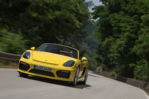 Porsche Boxster Spyder primo contatto 2015
