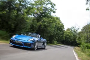 Porsche Boxster Spyder primo contatto 2015
