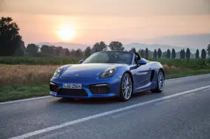 Porsche Boxster Spyder primo contatto 2015