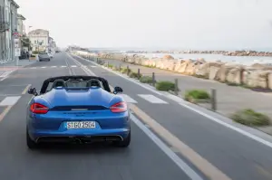Porsche Boxster Spyder primo contatto 2015