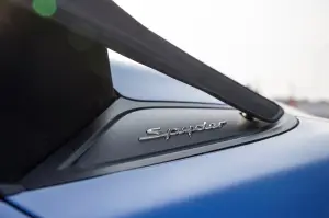 Porsche Boxster Spyder primo contatto 2015