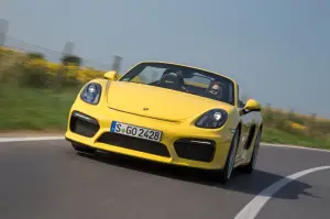 Porsche Boxster Spyder primo contatto 2015