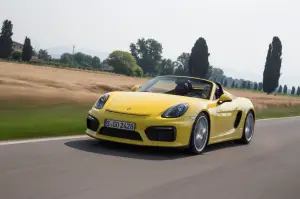 Porsche Boxster Spyder primo contatto 2015