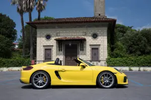 Porsche Boxster Spyder primo contatto 2015
