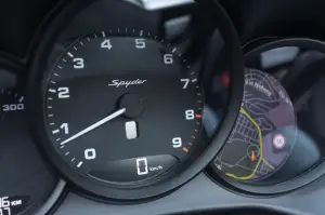 Porsche Boxster Spyder primo contatto 2015