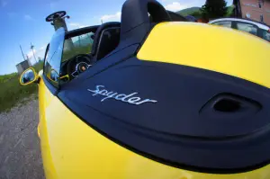 Porsche Boxster Spyder primo contatto 2015