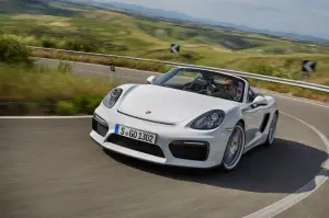 Porsche Boxster Spyder primo contatto 2015
