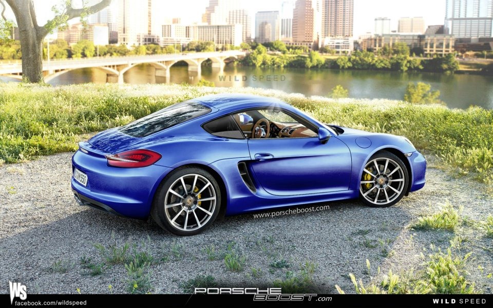 Porsche Cayman 2013 rendering