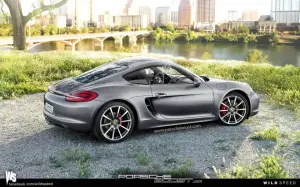 Porsche Cayman 2013 rendering - 4