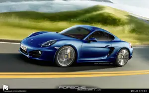 Porsche Cayman 2013 rendering - 7