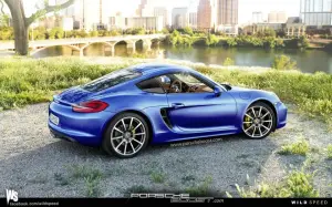 Porsche Cayman 2013 rendering - 8