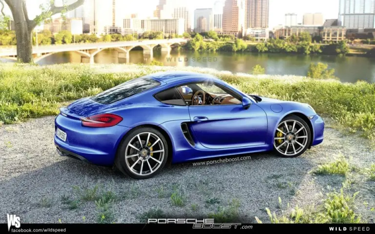 Porsche Cayman 2013 rendering - 8