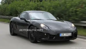 Porsche Cayman foto spia luglio 2012