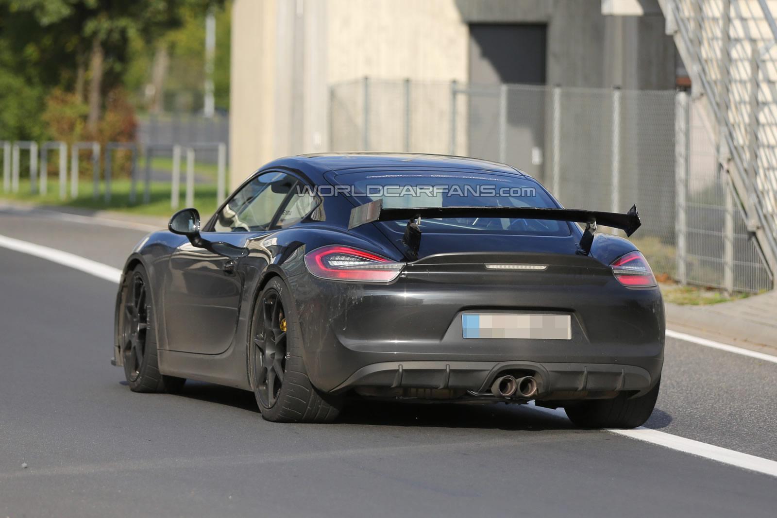 Porsche Cayman GT4 foto spia