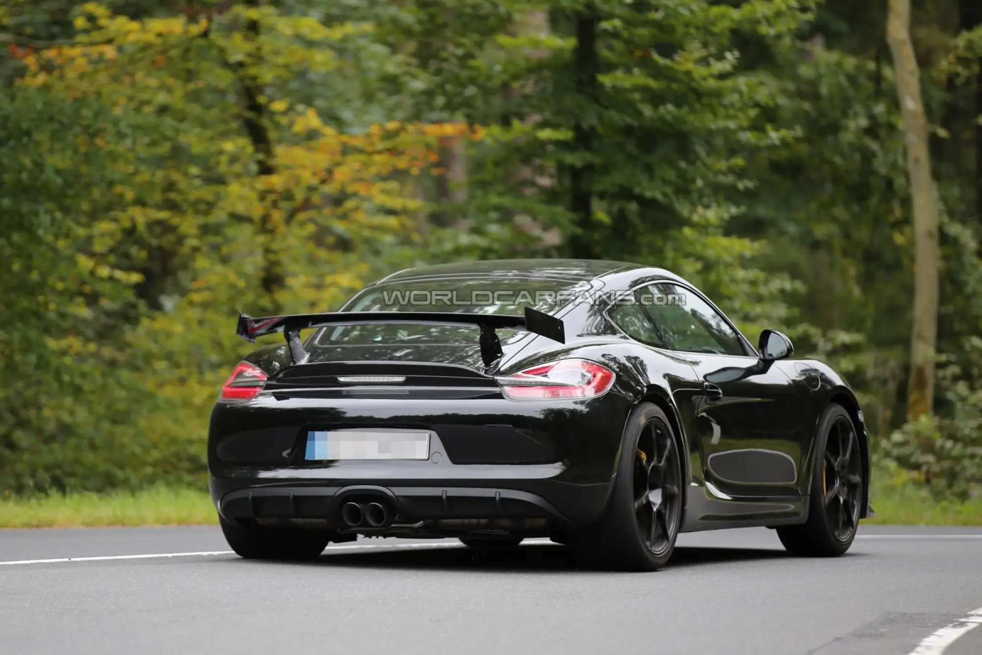 Porsche Cayman GT4 foto spia - 4