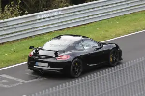 Porsche Cayman GT4 foto spia