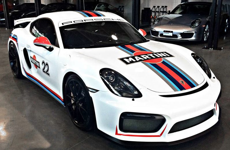 Porsche Cayman GT4 Martini Racing