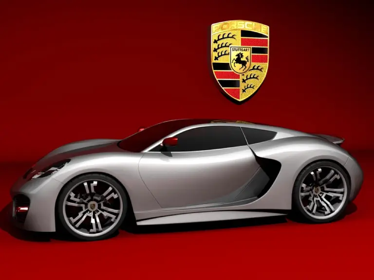 Porsche Concept by Emil Baddal - rendering - 2