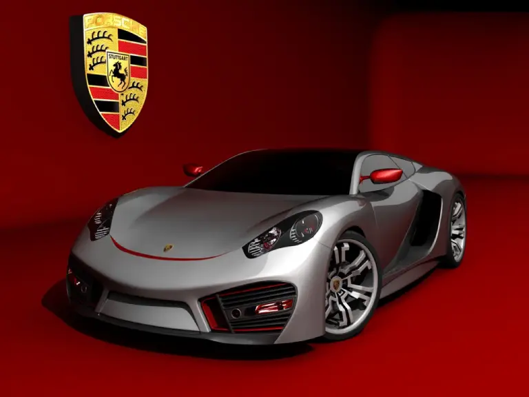 Porsche Concept by Emil Baddal - rendering - 5