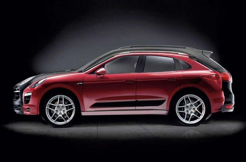 Porsche Macan rendering non ufficiali