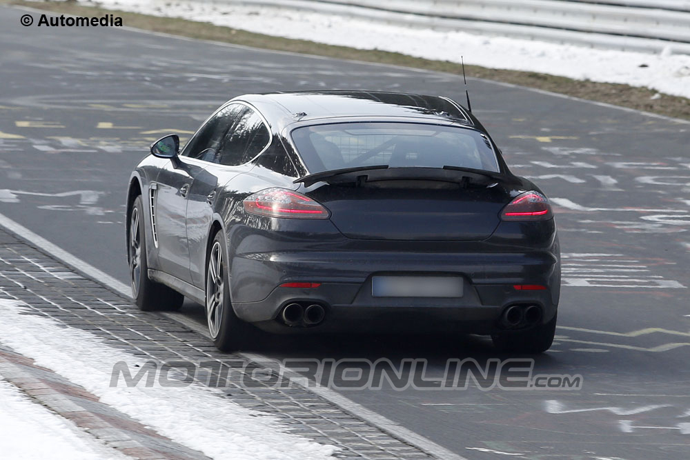 Porsche Panamera facelift - Foto spia 26-03-2013