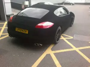 Porsche Panamera in velluto