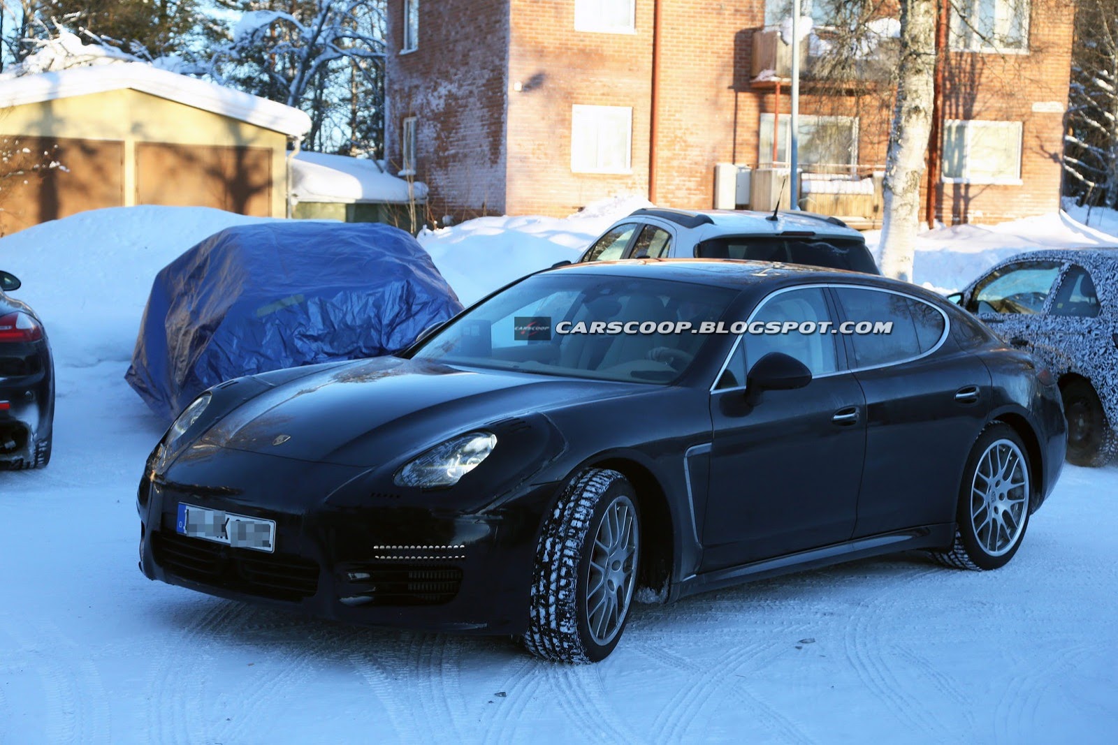 Porsche Panamera restyling foto spia