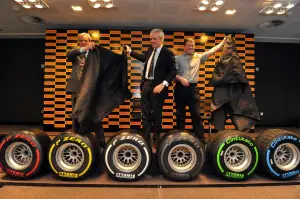 Presentazione Pirelli Pneumatici F1 2012 ad Abu Dhabi - gennaio 2012