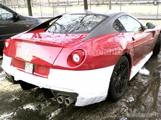 Prime foto spia della Ferrari 599 GTO