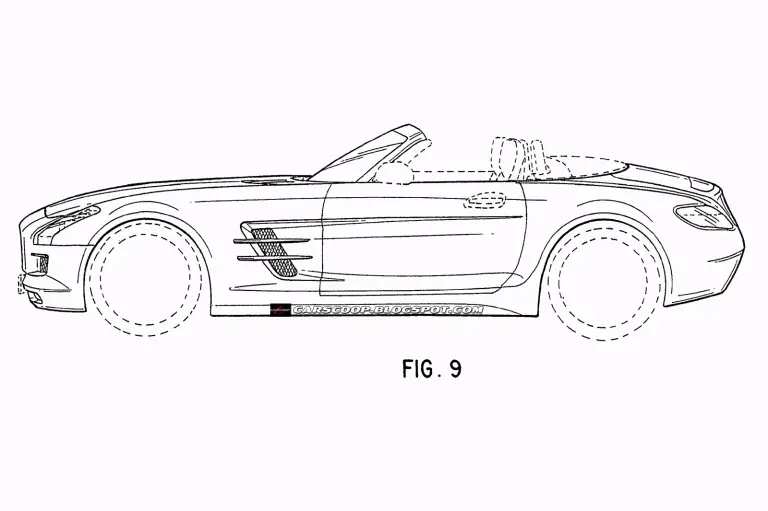 Progetti della Mercedes SLS AMG spider - 3