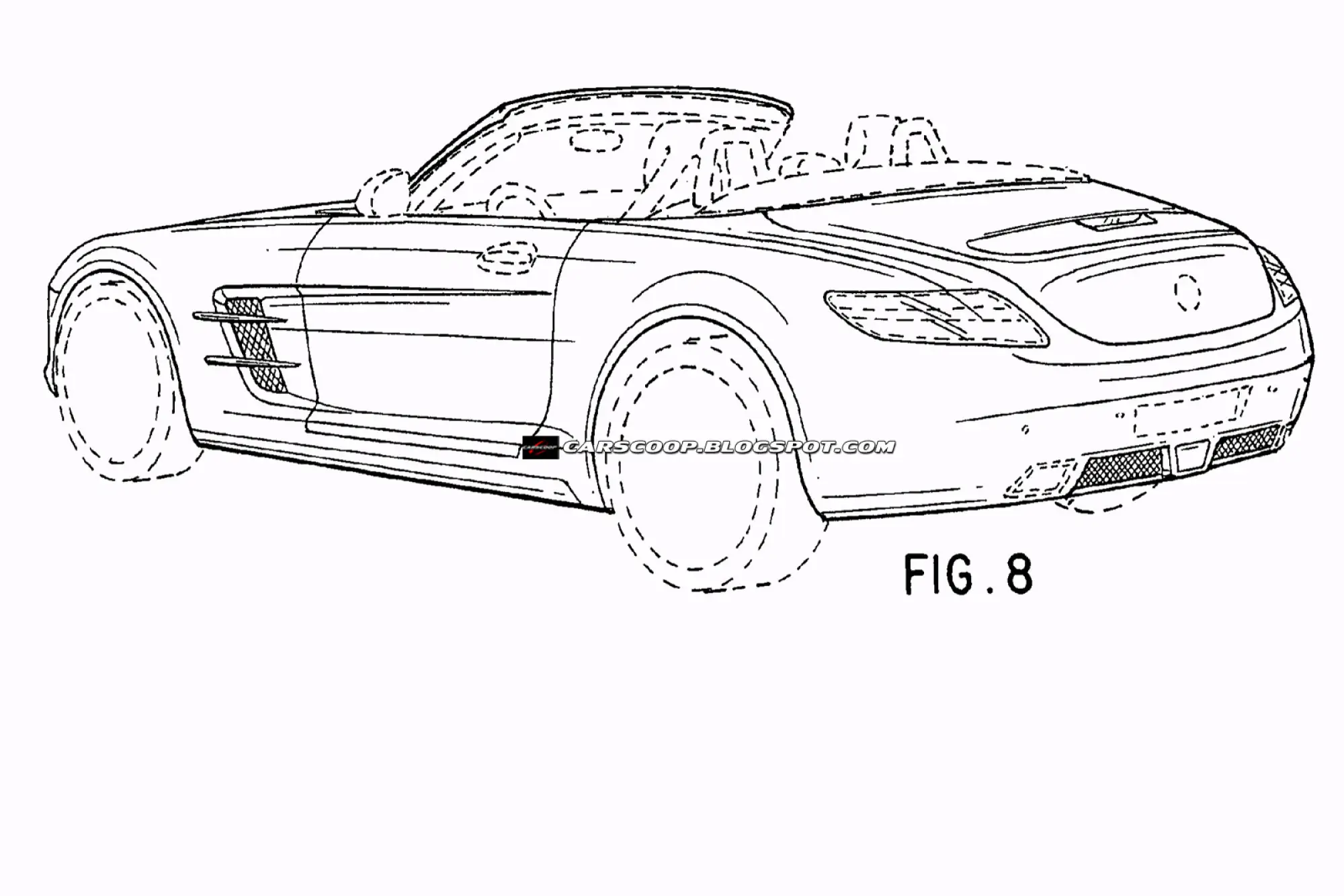 Progetti della Mercedes SLS AMG spider - 7
