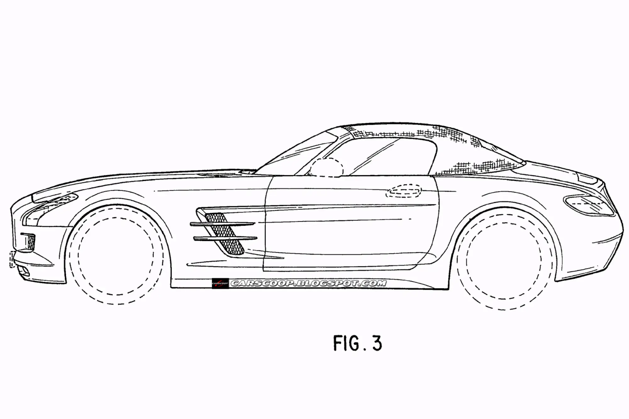 Progetti della Mercedes SLS AMG spider - 9