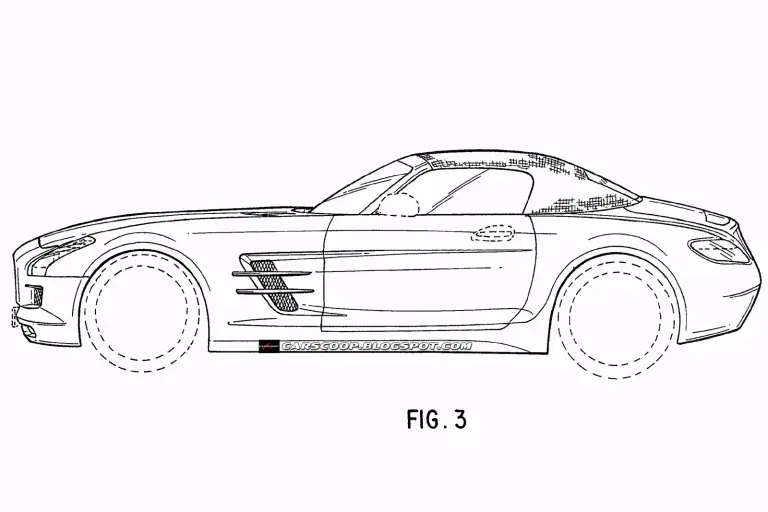 Progetti della Mercedes SLS AMG spider - 9