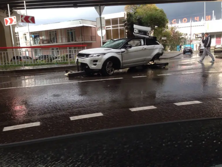 Range Rover Evoque - Incidente Sochi - 2